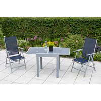 MERXX Gartenmöbelset »Amalfi«, Textil, 3-teilig – silberfarben Rabatt: 27 % MERXX Gartenmöbelset »Amalfi«, Textil, 3-teilig – silberfarben Rabatt: 27 %