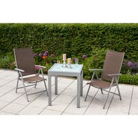 MERXX Gartenmöbelset »Amalfi«, Textil, 3-teilig – schwarz MERXX Gartenmöbelset »Amalfi«, Textil, 3-teilig – schwarz