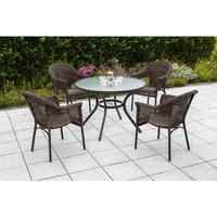 MERXX Gartenmöbelset »Ravenna«, 4 Sitzplätze, Aluminium/Kunststoff – grau Rabatt: 17 % MERXX Gartenmöbelset »Ravenna«, 4 Sitzplätze, Aluminium/Kunststoff – grau Rabatt: 17 %