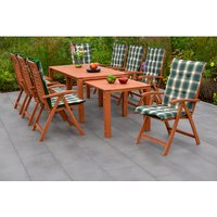 MERXX Gartenmöbelset »La Plata«, 8 Sitzplätze, Eukalyptusholz, inkl. Auflagen – gruen Rabatt: 13 % MERXX Gartenmöbelset »La Plata«, 8 Sitzplätze, Eukalyptusholz, inkl. Auflagen – gruen Rabatt: 13 %