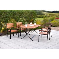 MERXX Gartenmöbelset »Schlossgarten«, 4 Sitzplätze, Eukalyptusholz – schwarz Rabatt: 13 % MERXX Gartenmöbelset »Schlossgarten«, 4 Sitzplätze, Eukalyptusholz – schwarz Rabatt: 13 %