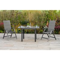 MERXX Gartenmöbelset »Taviano«, Textil, 3-teilig – grau Rabatt: 17 % MERXX Gartenmöbelset »Taviano«, Textil, 3-teilig – grau Rabatt: 17 %