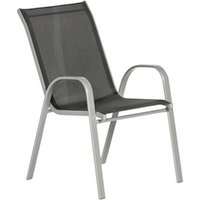 MERXX Stapelsessel »Sorrento«, Metall/Textil, BxHxT: 56 x 95,5 x 77 cm – silberfarben Rabatt: 17 % MERXX Stapelsessel »Sorrento«, Metall/Textil, BxHxT: 56 x 95,5 x 77 cm – silberfarben Rabatt: 17 %