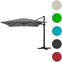 MVG Ampelschirm »MVG-A39«, 3x3m (Ø4,24m) schwenkbar drehbar, Alu 31kg – schwarz MVG Ampelschirm »MVG-A39«, 3x3m (Ø4,24m) schwenkbar drehbar, Alu 31kg – schwarz