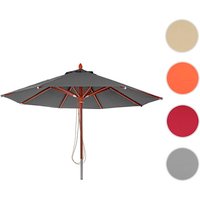 MVG Sonnenschirm »MVG-C57«, Holz 16kg, rund Ø4m Seilzug stoßsicher – schwarz MVG Sonnenschirm »MVG-C57«, Holz 16kg, rund Ø4m Seilzug stoßsicher – schwarz