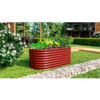 VITAVIA Hochbeet »Terra Basic«, BxHxL: 82,1 x 63 x 162,1 cm, Zincalume® – rot VITAVIA Hochbeet »Terra Basic«, BxHxL: 82,1 x 63 x 162,1 cm, Zincalume® – rot