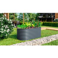 VITAVIA Hochbeet »Terra Basic«, BxHxL: 82,1 x 63 x 162,1 cm, Zincalume® – grau VITAVIA Hochbeet »Terra Basic«, BxHxL: 82,1 x 63 x 162,1 cm, Zincalume® – grau