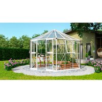 VITAVIA Gewächshaus »Pi 9000«, BxHxL: 336 x 277,7 x 383,3 cm – weiss VITAVIA Gewächshaus »Pi 9000«, BxHxL: 336 x 277,7 x 383,3 cm – weiss