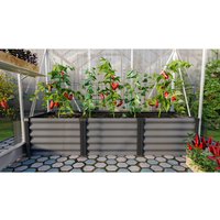 VITAVIA Hochbeet »In&Out«, BxHxL: 65 x 40,3 x 18,5 cm, Zincalume® – grau | schwarz Rabatt: 13 % VITAVIA Hochbeet »In&Out«, BxHxL: 65 x 40,3 x 18,5 cm, Zincalume® – grau | schwarz Rabatt: 13 %