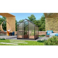 VITAVIA Gewächshaus »Venus Plus 3800«, BxHxL: 195 x 209,5 x 131 cm – grau VITAVIA Gewächshaus »Venus Plus 3800«, BxHxL: 195 x 209,5 x 131 cm – grau