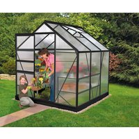 VITAVIA Gewächshaus »Venus Plus 3800«, BxHxL: 195 x 209,5 x 131 cm – grau VITAVIA Gewächshaus »Venus Plus 3800«, BxHxL: 195 x 209,5 x 131 cm – grau