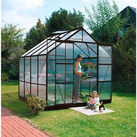 VITAVIA Gewächshaus »Mars Plus 6700«, BxHxL: 195 x 209,5 x 131 cm – grau VITAVIA Gewächshaus »Mars Plus 6700«, BxHxL: 195 x 209,5 x 131 cm – grau