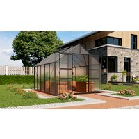 VITAVIA Gewächshaus »Mars Plus 8300«, BxHxL: 257 x 238 x 321 cm – schwarz VITAVIA Gewächshaus »Mars Plus 8300«, BxHxL: 257 x 238 x 321 cm – schwarz