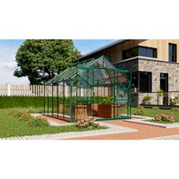 VITAVIA Gewächshaus »Mars Plus 8300«, BxHxL: 257 x 232 x 321 cm – gruen VITAVIA Gewächshaus »Mars Plus 8300«, BxHxL: 257 x 232 x 321 cm – gruen