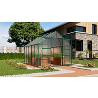 VITAVIA Gewächshaus »Mars Plus 8300«, BxHxL: 257 x 238 x 321 cm – gruen VITAVIA Gewächshaus »Mars Plus 8300«, BxHxL: 257 x 238 x 321 cm – gruen