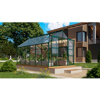 VITAVIA Gewächshaus »Mars Plus 9900«, BxHxL: 257 x 238 x 383 cm – gruen VITAVIA Gewächshaus »Mars Plus 9900«, BxHxL: 257 x 238 x 383 cm – gruen