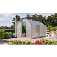 VITAVIA Gewächshaus »Eos Plus 7500«, BxHxL: 198 x 208 x 377 cm – silberfarben Rabatt: 13 % VITAVIA Gewächshaus »Eos Plus 7500«, BxHxL: 198 x 208 x 377 cm – silberfarben Rabatt: 13 %