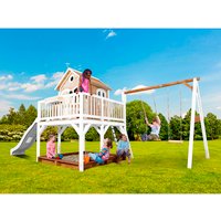 AXI Kinderspielhaus »Liam«, BxHxT: 613 x 291 x 277 cm, Holz, braun/weiß Rabatt: 20 % AXI Kinderspielhaus »Liam«, BxHxT: 613 x 291 x 277 cm, Holz, braun/weiß Rabatt: 20 %