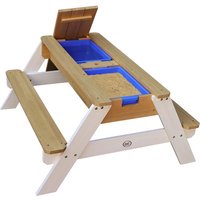 AXI Kinderpicknicktisch, 4 Sitzplätze, Holz/Hemlockholz AXI Kinderpicknicktisch, 4 Sitzplätze, Holz/Hemlockholz