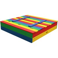 AXI Sandkasten mit Sitzbank »Ella «, 100 x 95 x 20 cm (LxBxH), hemlockholz – bunt AXI Sandkasten mit Sitzbank »Ella «, 100 x 95 x 20 cm (LxBxH), hemlockholz – bunt