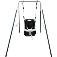 AXI Babyschaukel, metall/stahl/Kunststoff/polypropylen_pp – grau AXI Babyschaukel, metall/stahl/Kunststoff/polypropylen_pp – grau