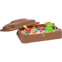 Step2 Sandkasten »Play + Store«, 71,12 x 106,68 x 27,94 cm (LxBxH), kunststoff – braun Step2 Sandkasten »Play + Store«, 71,12 x 106,68 x 27,94 cm (LxBxH), kunststoff – braun
