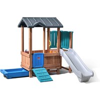 Step2 Kinderspielhaus »Woodland Adventure«, BxHxT: 165,7 x 184,5 x 214 cm, Kunststoff, bunt Step2 Kinderspielhaus »Woodland Adventure«, BxHxT: 165,7 x 184,5 x 214 cm, Kunststoff, bunt