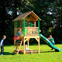 AXI Kinderspielhaus »Sarah«, BxHxT: 370 x 291 x 191 cm, Holz, braun/grün Rabatt: 17 % AXI Kinderspielhaus »Sarah«, BxHxT: 370 x 291 x 191 cm, Holz, braun/grün Rabatt: 17 %
