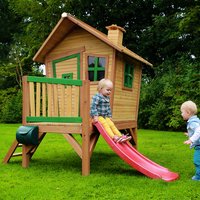 AXI Kinderspielhaus »Robin«, BxHxT: 264 x 203 x 177 cm, Holz, braun/grün/rot AXI Kinderspielhaus »Robin«, BxHxT: 264 x 203 x 177 cm, Holz, braun/grün/rot