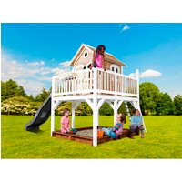 AXI Kinderspielhaus »Liam«, BxHxT: 377 x 291 x 255 cm, Holz, braun/weiß/grau Rabatt: 20 % AXI Kinderspielhaus »Liam«, BxHxT: 377 x 291 x 255 cm, Holz, braun/weiß/grau Rabatt: 20 %