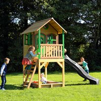 AXI Kinderspielhaus »Sarah«, BxHxT: 370 x 291 x 191 cm, Holz, braun/grün/grau Rabatt: 17 % AXI Kinderspielhaus »Sarah«, BxHxT: 370 x 291 x 191 cm, Holz, braun/grün/grau Rabatt: 17 %