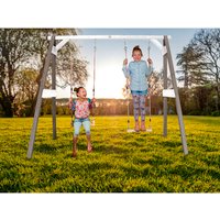 AXI Doppelschaukel, Holz/hemlockHolz – grau AXI Doppelschaukel, Holz/hemlockHolz – grau