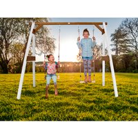 AXI Doppelschaukel, Holz/hemlockHolz – weiss Rabatt: 24 % AXI Doppelschaukel, Holz/hemlockHolz – weiss Rabatt: 24 %