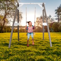 AXI Einzelschaukel, Holz/hemlockHolz – grau AXI Einzelschaukel, Holz/hemlockHolz – grau