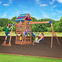 Backyard Discovery Stelzenhaus, (BxHxT): 429,6 x 300,4 x 438,5 cm – braun Backyard Discovery Stelzenhaus, (BxHxT): 429,6 x 300,4 x 438,5 cm – braun