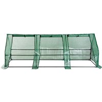 Outsunny Mini-Gewächshaus, BxHxL: 90 x 90 x 270 cm – gruen Outsunny Mini-Gewächshaus, BxHxL: 90 x 90 x 270 cm – gruen