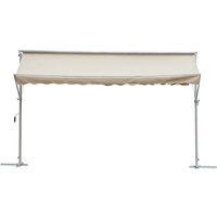 Outsunny Standmarkise, BxL: 295 x 294 cm, Polyester/Metall – weiss Outsunny Standmarkise, BxL: 295 x 294 cm, Polyester/Metall – weiss