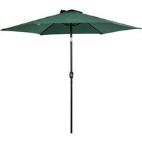 Outsunny Sonnenschirm, Höhe: 235 cm, grün – gruen Outsunny Sonnenschirm, Höhe: 235 cm, grün – gruen