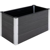 Outsunny Pflanzkasten, BxHxT: 100 x 50 x 50 cm, WPC/Aluminium – grau Rabatt: 15 % Outsunny Pflanzkasten, BxHxT: 100 x 50 x 50 cm, WPC/Aluminium – grau Rabatt: 15 %