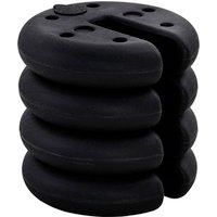 Outsunny Ballastgewicht 4 Stk., befüllbar mit Sand oder Zement, schwarz, für Pavillon Outsunny Ballastgewicht 4 Stk., befüllbar mit Sand oder Zement, schwarz, für Pavillon