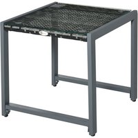Outsunny Gartentisch, BxHxT: 50 x 50 x 49,5 cm, grau, Gestell aus Aluminium Rabatt: 15 % Outsunny Gartentisch, BxHxT: 50 x 50 x 49,5 cm, grau, Gestell aus Aluminium Rabatt: 15 %