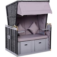 Outsunny Strandkorb, BxHxT: 118 x 150 x 79 cm, grau Rabatt: 15 % Outsunny Strandkorb, BxHxT: 118 x 150 x 79 cm, grau Rabatt: 15 %