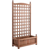 Outsunny Pflanzkasten, BxHxT: 64 x 120 x 28 cm, Tannenholz – braun Rabatt: 15 % Outsunny Pflanzkasten, BxHxT: 64 x 120 x 28 cm, Tannenholz – braun Rabatt: 15 %