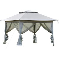 Outsunny Pavillon, Linear-Form, BxT: 364 x 364 cm – grau Rabatt: 15 % Outsunny Pavillon, Linear-Form, BxT: 364 x 364 cm – grau Rabatt: 15 %