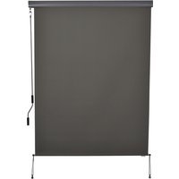 Outsunny Senkrechtmarkise, BxL: 140 x 250 cm, Aluminium/Polyester – grau Outsunny Senkrechtmarkise, BxL: 140 x 250 cm, Aluminium/Polyester – grau