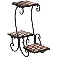 Outsunny Blumentreppe, BxHxL: x x cm, metall|keramik – bunt Outsunny Blumentreppe, BxHxL: x x cm, metall|keramik – bunt