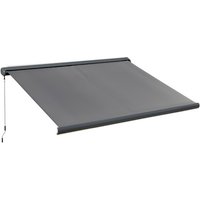 Outsunny Markise, BxL: 300 x 250 cm, Aluminium/Stahl/Polyestergewebe – grau Rabatt: 15 % Outsunny Markise, BxL: 300 x 250 cm, Aluminium/Stahl/Polyestergewebe – grau Rabatt: 15 %