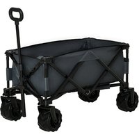 Outsunny Transportwagen, BxHxL: 55 x 91 x 108cm, Max. Belastung: 70kg – grau Outsunny Transportwagen, BxHxL: 55 x 91 x 108cm, Max. Belastung: 70kg – grau