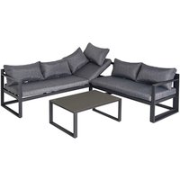 Outsunny Gartenmöbelset, 5 Sitzplätze, Aluminium/Polyester/Baumwolle/gesäuertes Glas – bunt Rabatt: 15 % Outsunny Gartenmöbelset, 5 Sitzplätze, Aluminium/Polyester/Baumwolle/gesäuertes Glas – bunt Rabatt: 15 %