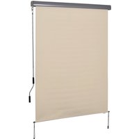 Outsunny Senkrechtmarkise, BxL: 140 x 200 cm, Aluminium/Polyester – weiss Outsunny Senkrechtmarkise, BxL: 140 x 200 cm, Aluminium/Polyester – weiss